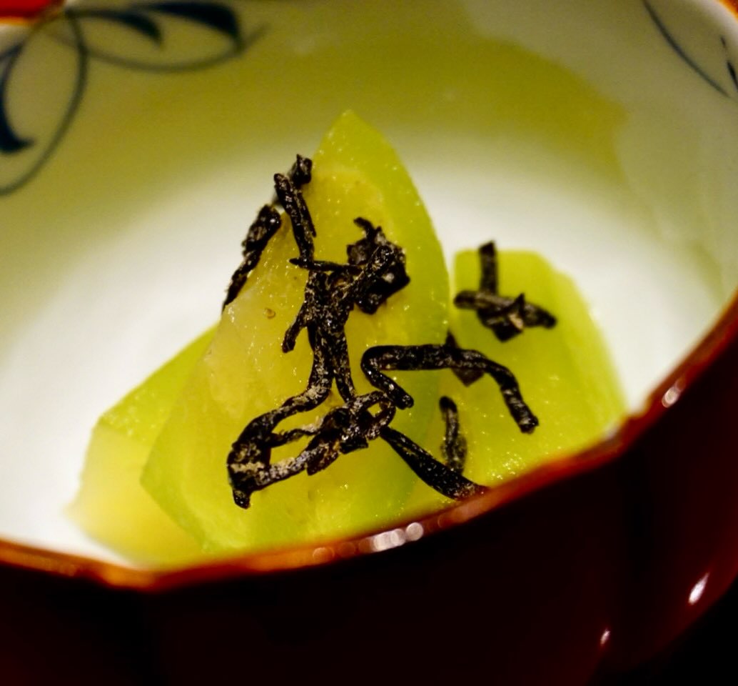 水茄子の昆布締め